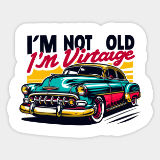 Vintage car Sticker